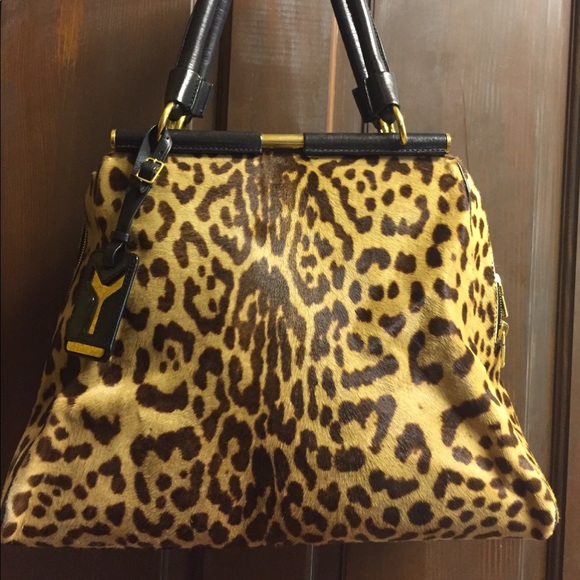 ysl animal print bag